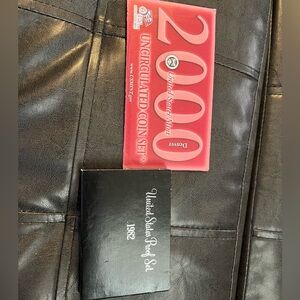 2000 Uncirculated Coin Set and 1982 Proof Set